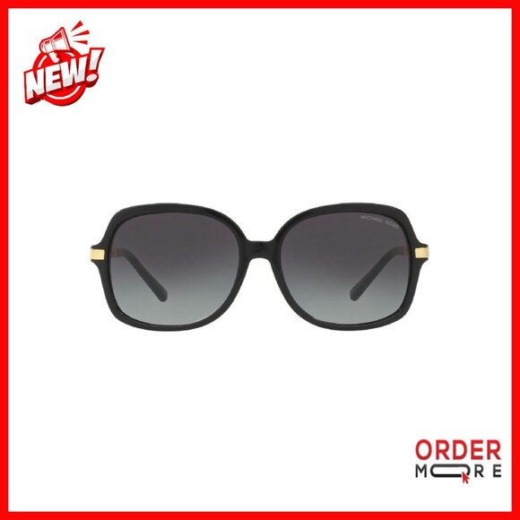 Square Sunglasses with Keyhole Bridge, UV Protection, Case & Cloth main image 4